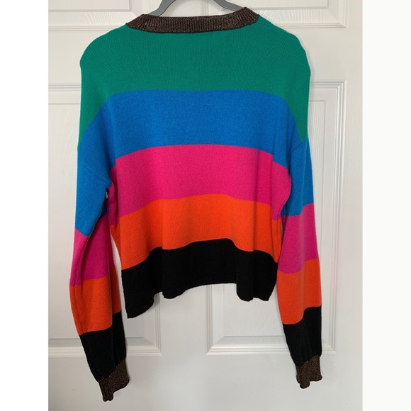 Pam & Gella Wool & Cashmere Lambswool Viscose Blend Sweater Top Sz M - Picture 2 of 8